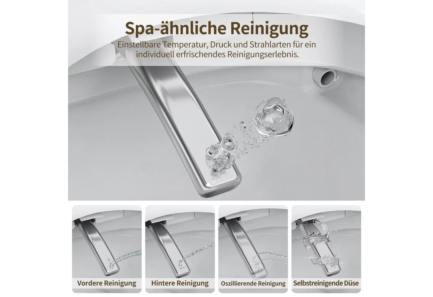 DeerValley Wandhängendes Smart-WC mit Bidet & Beheiztem Sitz - Bild 3