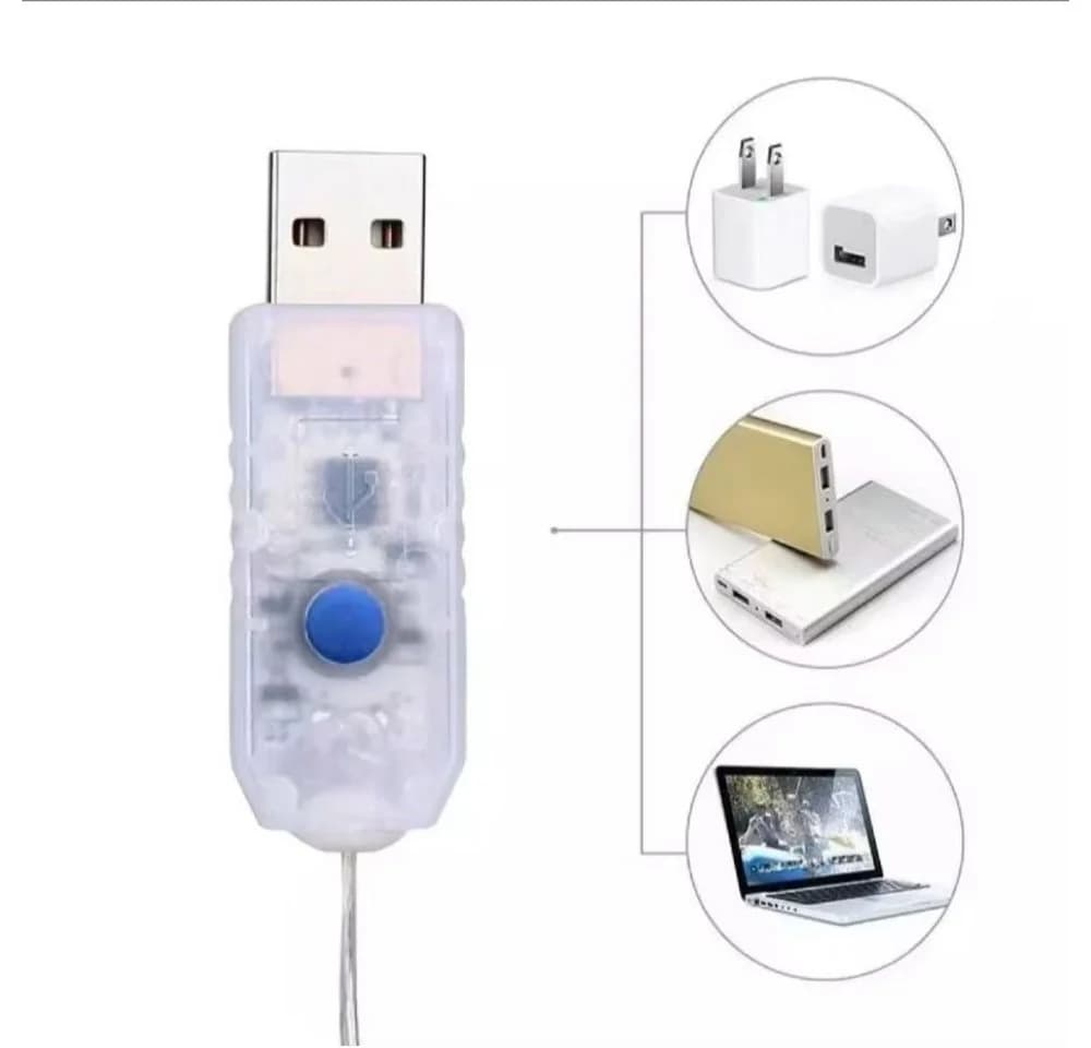 Wrischan Lichterkette 3x3M 300 LED USB Fernbedienung - Bild 5