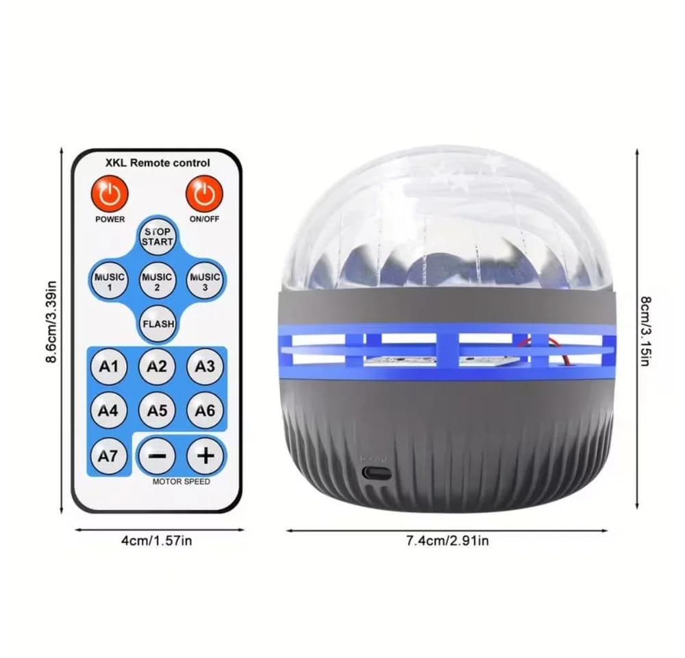 Wrischan LED Sternenhimmel Projektor RGB Aurora Deckenlampe USB
