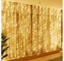 Wrischan Lichtervorhang 3x3m 300 LEDs Warmweiß USB Fernbedienung Bild 5