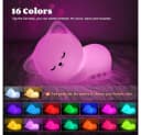 Wrischan Katzen Nachtlicht LED Silikon Lampe Touch USB Bild 2