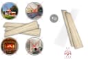 IKHEMalarka 3D Wandpaneel XPS Holzoptik Marmor Imitat 120 Stk Bild 4