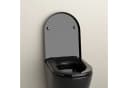 Bernstein WC-Sitz U1002 Komplett-Set Schwarz D-Form Absenkautomatik LED-Licht Bild 1