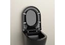 Bernstein WC-Sitz U1002 Komplett-Set Schwarz D-Form Absenkautomatik LED-Licht Bild 3