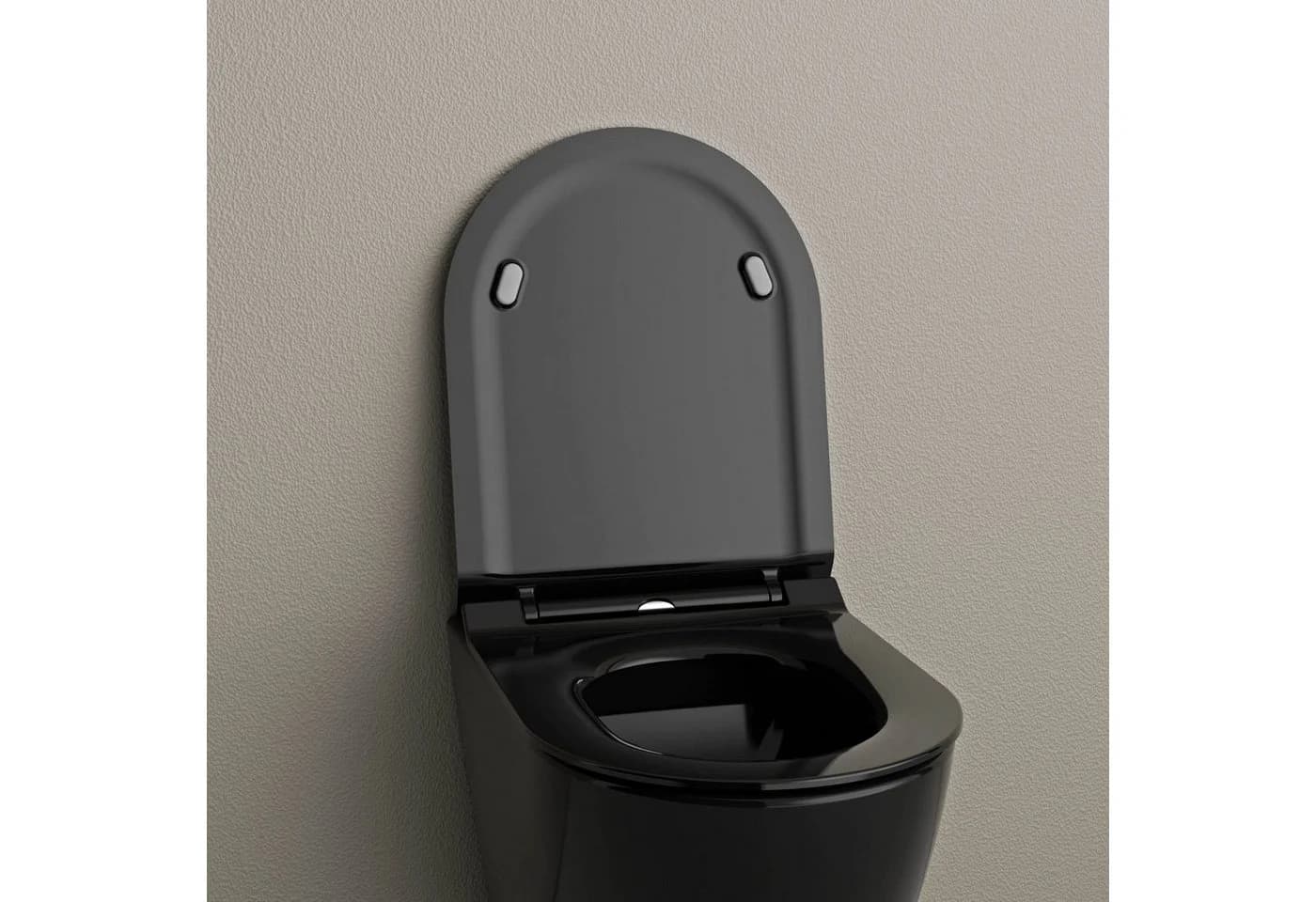 Bernstein WC-Sitz U2019 Schwarz D-Form Soft-Close