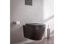 Wand-Hänge-WC Modern Schwarz Matt Bild 1