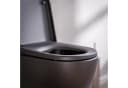 Wand-Hänge-WC Modern Schwarz Matt Bild 5