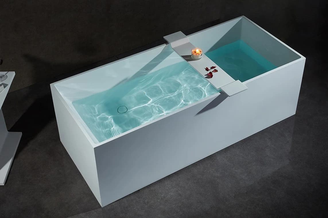 Bernstein Badewannenablage PB4208 aus Mineralguss 85 x 16 cm - Bild 3