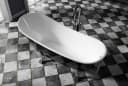 Bernstein Badewanne Paris Schwarz Retro-Design 176x71x77 cm Bild 1