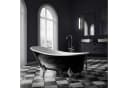 Bernstein Badewanne Paris Schwarz Retro-Design 176x71x77 cm Bild 2