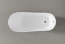 Bernstein Badewanne Paris Schwarz Retro-Design 176x71x77 cm Bild 4