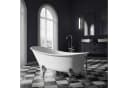 Bernstein Badewanne PARIS Retro-Design Weiß Acryl Bild 2