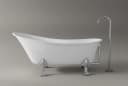 Bernstein Badewanne PARIS Retro-Design Weiß Acryl Bild 3