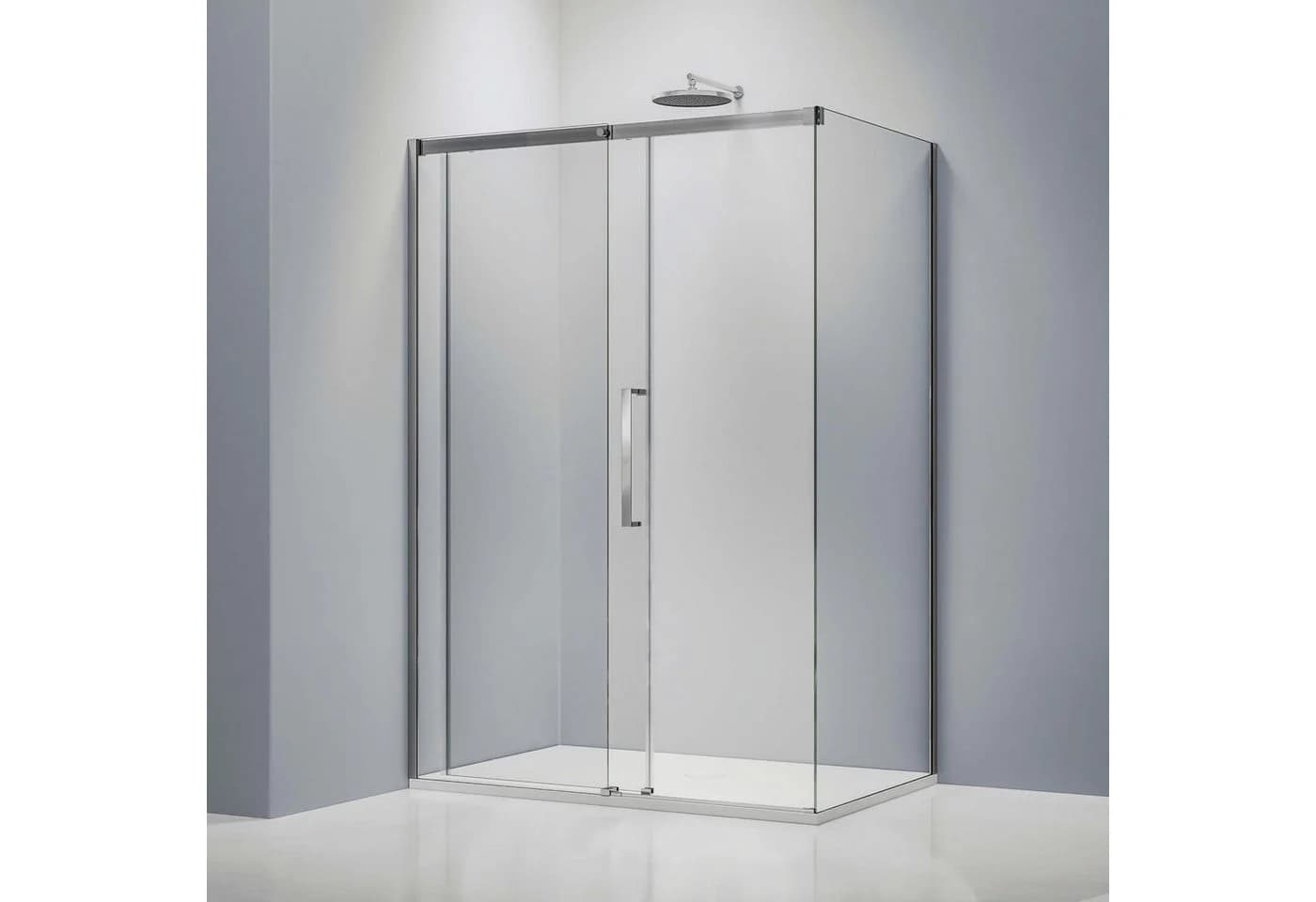 Bernstein Eckdusche DX906 FLEX Schiebetür Soft-Close 8mm Nano