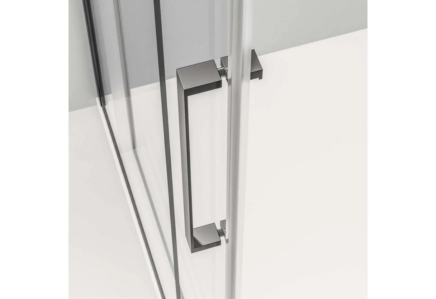 Bernstein Duschwand DX906 FLEX Schwarz ESG Glas Soft-Close - Bild 4