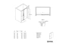 Bernstein Duschwand DX906 FLEX Schwarz ESG Glas Soft-Close Bild 5