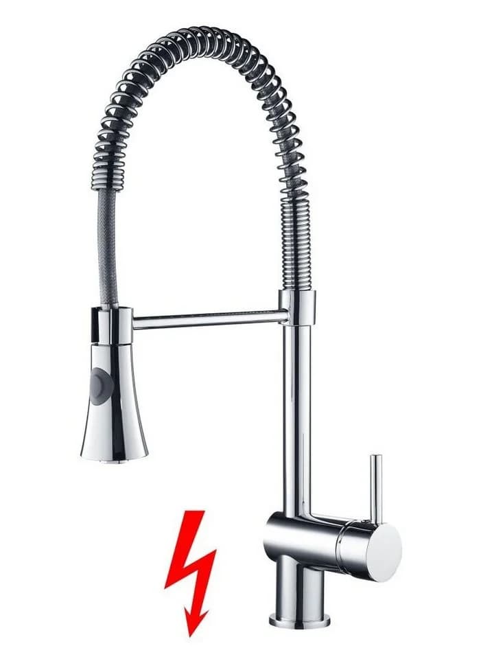 Tuganna Spültischarmatur Gastro Niederdruck Spiralfederarmatur Chrom - Bild 2