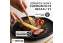 Roxlin Besteckset 30-tlg. Plain Design Edelstahl Gold/Schwarz/Silber Bild 5