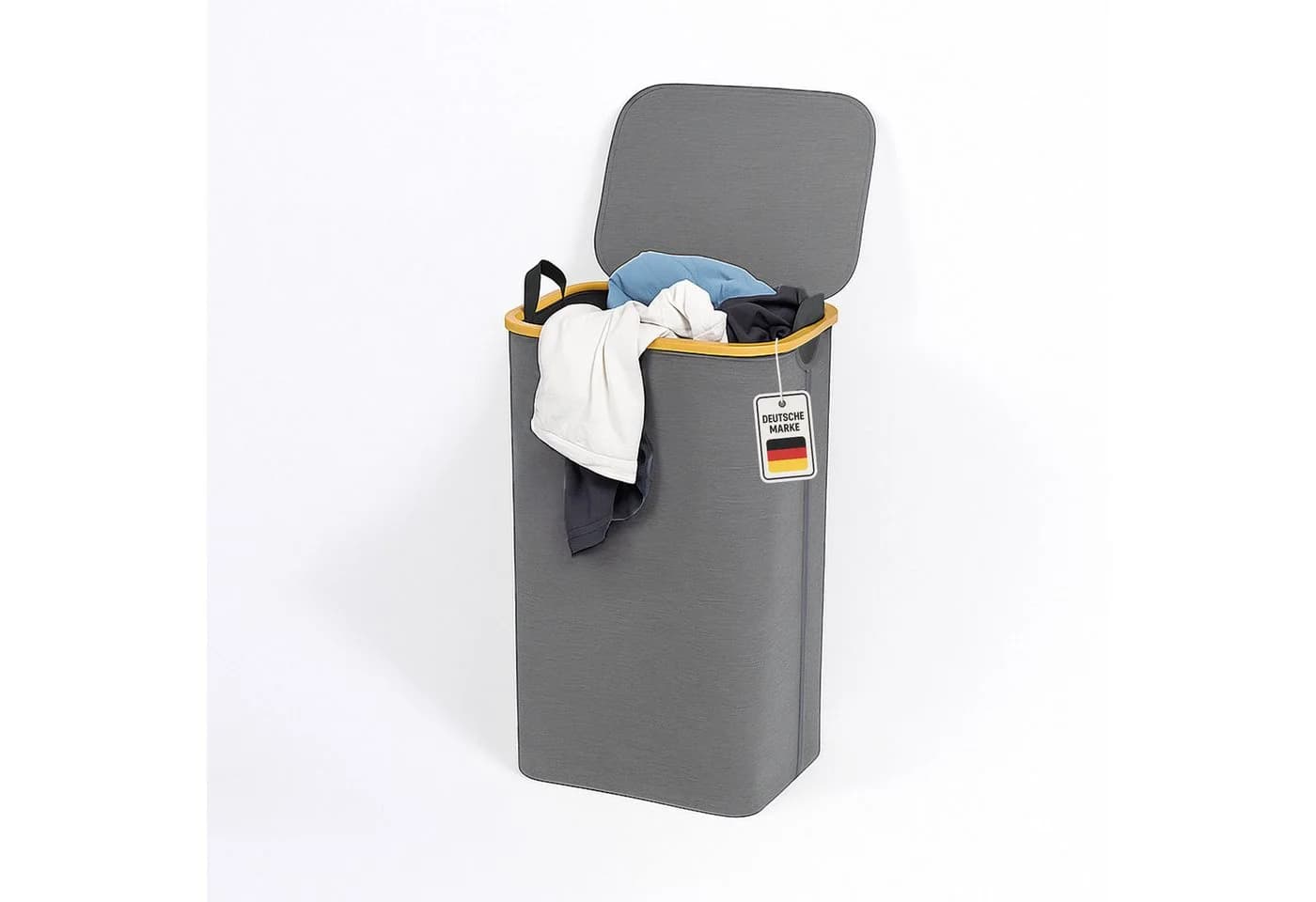 Roxlin Wäschekorb 100L mit Deckel & herausnehmbarer Tasche, faltbar & tragbar - Bild 2