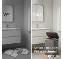 Roxlin Wäschekorb 100L mit Deckel & herausnehmbarer Tasche, faltbar & tragbar Bild 4