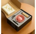 Roxlin Matcha-Set 7-teilig Keramik Bambus-Besen Rosa Bild 1