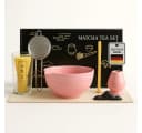 Roxlin Matcha-Set 7-teilig Keramik Bambus-Besen Rosa Bild 2