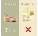 Roxlin Matcha-Set 7-teilig Keramik Bambus-Besen Rosa Bild 5
