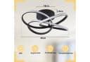 ZMH LED Deckenleuchte Schlafzimmerlampe Modern Blume 46W Bild 3