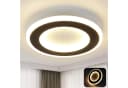 ZMH LED Deckenleuchte Schwarz und Weiß Flurlampe 24cm Bild 2