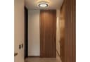 ZMH LED Deckenleuchte Schwarz und Weiß Flurlampe 24cm Bild 3