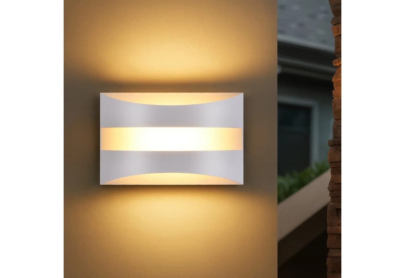 ZMH LED Wandleuchte Modern Design Warmweiß 3000K - Bild 2