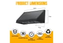 ZMH Solarwandleuchte 3000K Warmweiß 1800mAh Bild 4