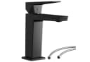 radelldar Waschtischarmatur Edelstahl Schwarz Gold Anti-Spritz Bild 2