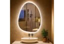 PESENXAN Badspiegel LED Spiegel Silber 60x50cm Bild 2