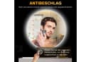 PESENXAN LED Badspiegel rund 60cm Silber dimmbar Anti-Beschlag Uhr Bild 5