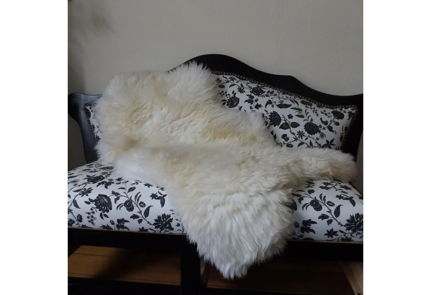 Provellus Fellteppich Öko Schaffell Lammfell Naturfell 80–155 cm Unikat