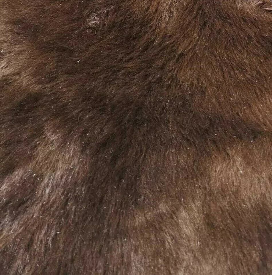Provellus Fellteppich Naturbrauner Lammfell Teppich – Öko Schaffell Teppich aus echtem Fell, 30 cm eckig - Bild 3