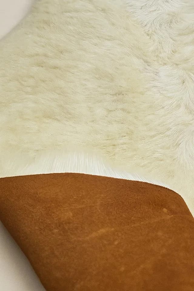 Provellus Fellteppich Deutsches Kurzhaar Schaffell Creme - Bild 5