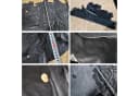 Provellus Lederteppich Ziegenleder Nappa Schwarz 1qm Bild 2