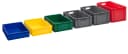 1a-Topstore Aufbewahrungsbox Grau Stapelbar mit transparentem Deckel Bild 4