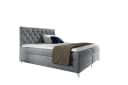 Fun Möbel Boxspringbett AMBRE mit Bettkästen und Topper Grau Bild 4