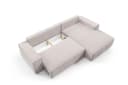 Fun Möbel Ecksofa CORUNIA Schlafsofa Stoff Aragon Bettkasten Bild 3