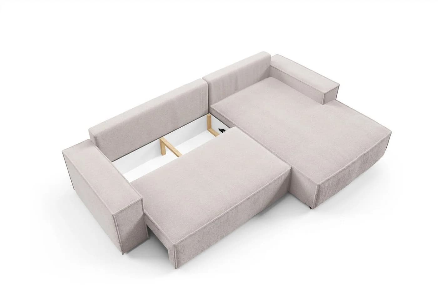 Fun Möbel Ecksofa CORUNIA Schlafsofa Stoff Aragon Bettkasten - Bild 3