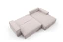 Fun Möbel Ecksofa CORUNIA Schlafsofa Stoff Aragon Bettkasten Bild 4