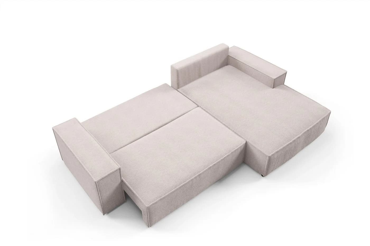 Fun Möbel Ecksofa CORUNIA Schlafsofa Stoff Aragon Bettkasten - Bild 4