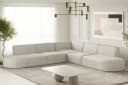 Fun Möbel Ecksofa PALMA Universal Beige Holz Bild 2