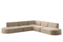 Fun Möbel Ecksofa PALMA Universal Beige Stoff Bild 4
