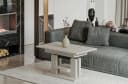 Endo-Moebel Couchtisch Iso 110/170 cm Beige Schwarz Höhenverstellbar Bild 1