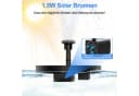 DESUO Gartenbrunnen 1,5W Solar Springbrunnen Teichpumpe mit 6 Fontänenstilen Bild 3