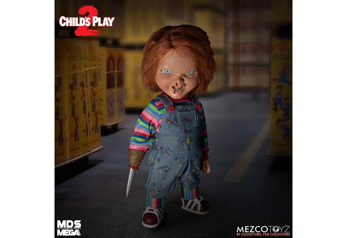 Child's Play 2 Chucky Puppe 15 Talking Mega Scale Actionfigur - Bild 3